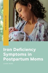 Iron deficiency symptoms postpartum