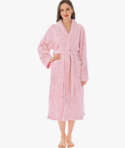 women's plush robe