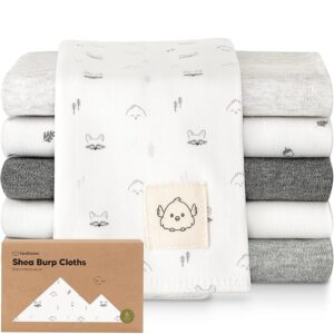 Organic burp cloths