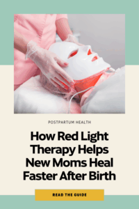 Image showing red light therapy being done 