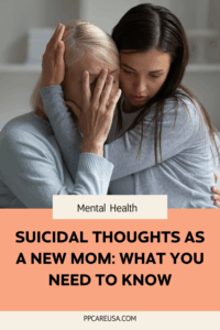 An image showing a depressed mom 