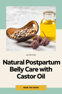 Image showing castor oil and it's benefit for belly care 