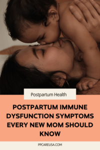 Image showing mom with postpartum dysfunction